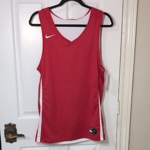 Nike Red Sleeveless Athletic Top Men's Size Small NEW